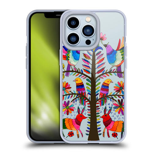 Sylvie Demers Floral Otomi Colors Soft Gel Case for Apple iPhone 13 Pro