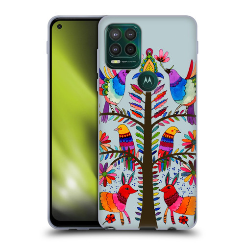 Sylvie Demers Floral Otomi Colors Soft Gel Case for Motorola Moto G Stylus 5G 2021