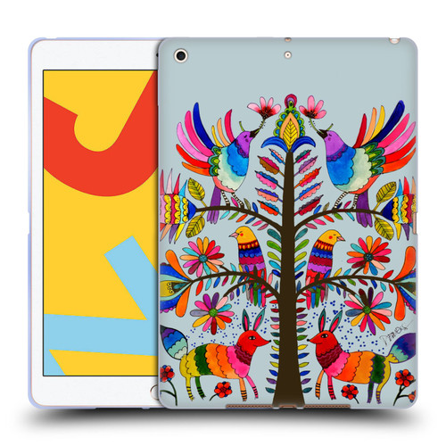 Sylvie Demers Floral Otomi Colors Soft Gel Case for Apple iPad 10.2 2019/2020/2021