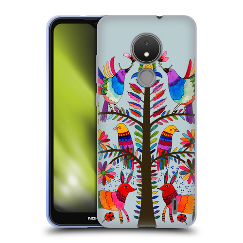 Sylvie Demers Floral Otomi Colors Soft Gel Case for Nokia C21