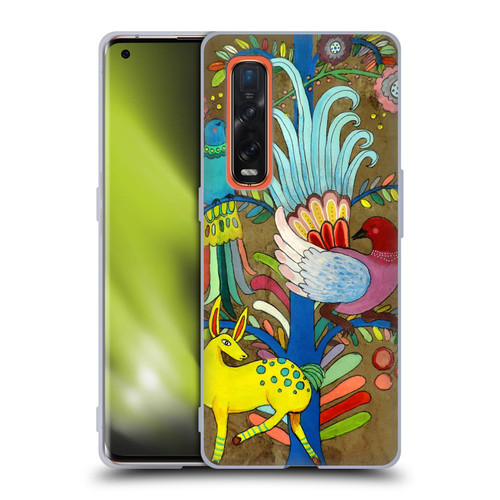Sylvie Demers Floral Allure Soft Gel Case for OPPO Find X2 Pro 5G
