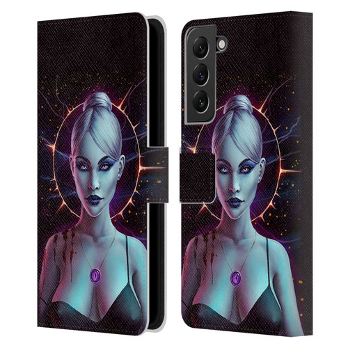 Christos Karapanos Mythical Art Oblivion Leather Book Wallet Case Cover For Samsung Galaxy S22+ 5G