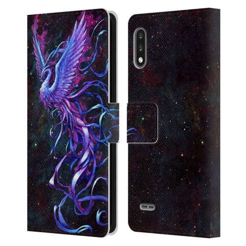 Christos Karapanos Mythical Phoenix Leather Book Wallet Case Cover For LG K22