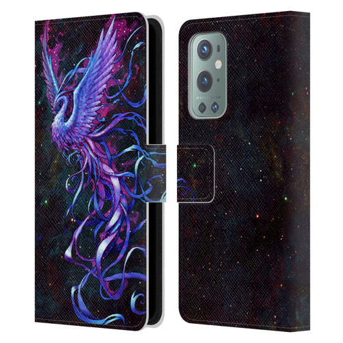 Christos Karapanos Mythical Phoenix Leather Book Wallet Case Cover For OnePlus 9