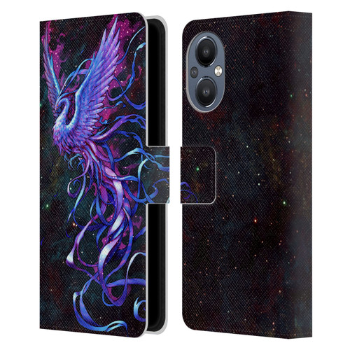 Christos Karapanos Mythical Phoenix Leather Book Wallet Case Cover For OnePlus Nord N20 5G