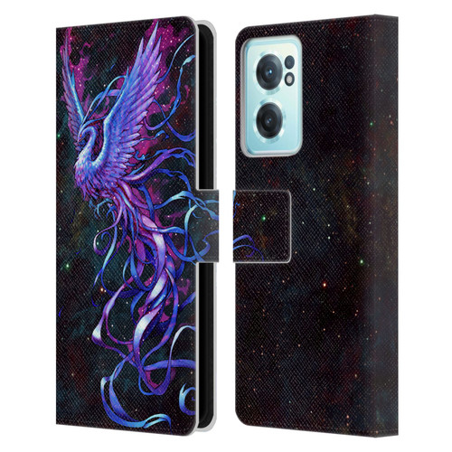 Christos Karapanos Mythical Phoenix Leather Book Wallet Case Cover For OnePlus Nord CE 2 5G