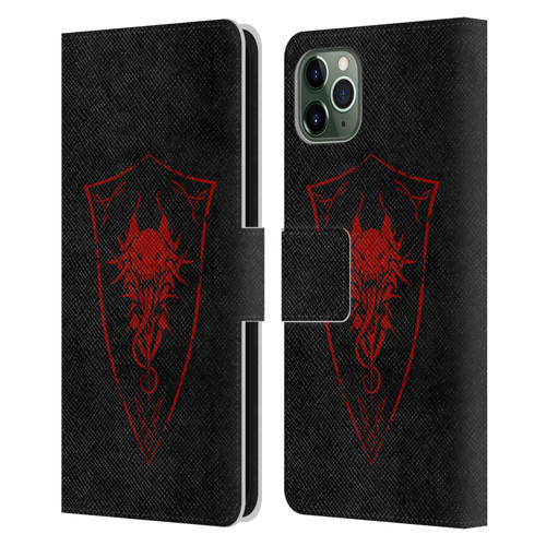 Christos Karapanos Shield Demon Leather Book Wallet Case Cover For Apple iPhone 11 Pro Max