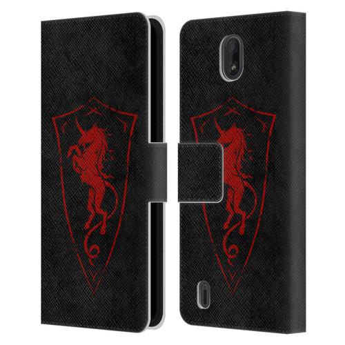 Christos Karapanos Shield Unicorn Leather Book Wallet Case Cover For Nokia C01 Plus/C1 2nd Edition