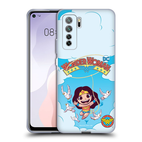 Super Friends DC Comics Toddlers Comic Covers Wonder Woman 1 Soft Gel Case for Huawei Nova 7 SE/P40 Lite 5G