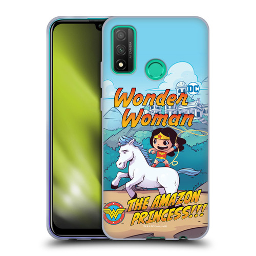 Super Friends DC Comics Toddlers Comic Covers Wonder Woman 2 Soft Gel Case for Huawei P Smart (2020)