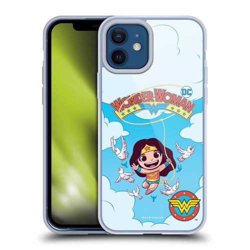 Super Friends DC Comics Toddlers Comic Covers Wonder Woman 1 Soft Gel Case for Apple iPhone 12 / iPhone 12 Pro