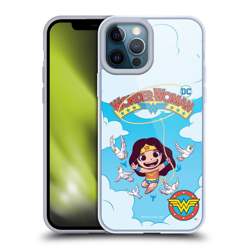 Super Friends DC Comics Toddlers Comic Covers Wonder Woman 1 Soft Gel Case for Apple iPhone 12 Pro Max