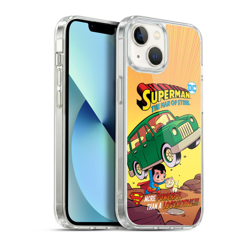 Super Friends DC Comics Toddlers Comic Covers Superman 1 Soft Gel Case for Apple iPhone 13
