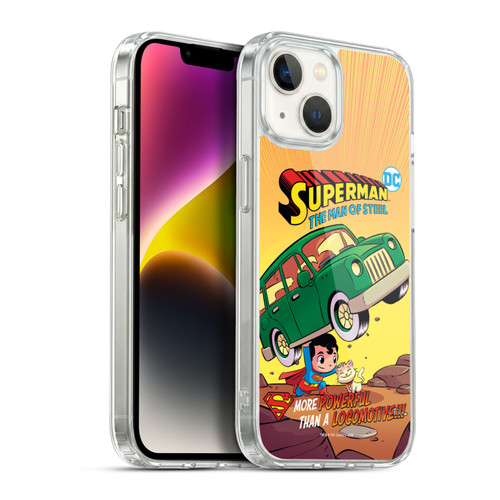 Super Friends DC Comics Toddlers Comic Covers Superman 1 Soft Gel Case for Apple iPhone 14