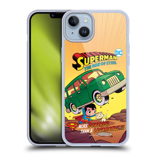 Super Friends DC Comics Toddlers Comic Covers Superman 1 Soft Gel Case for Apple iPhone 14 Plus