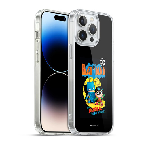 Super Friends DC Comics Toddlers Comic Covers Batman And Robin Soft Gel Case for Apple iPhone 14 Pro Max & MagSafe