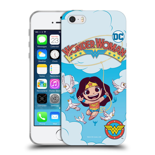 Super Friends DC Comics Toddlers Comic Covers Wonder Woman 1 Soft Gel Case for Apple iPhone 5 / 5s / iPhone SE 2016