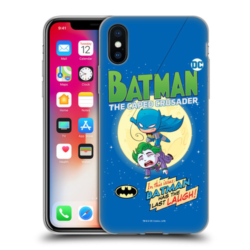 Super Friends DC Comics Toddlers Comic Covers Batman Soft Gel Case for Apple iPhone X / iPhone XS