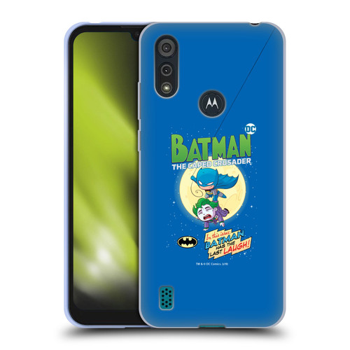 Super Friends DC Comics Toddlers Comic Covers Batman Soft Gel Case for Motorola Moto E6s (2020)