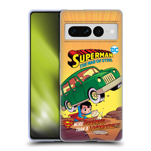 Super Friends DC Comics Toddlers Comic Covers Superman 1 Soft Gel Case for Google Pixel 7 Pro