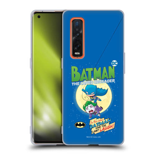 Super Friends DC Comics Toddlers Comic Covers Batman Soft Gel Case for OPPO Find X2 Pro 5G