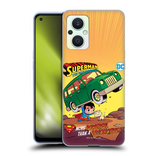 Super Friends DC Comics Toddlers Comic Covers Superman 1 Soft Gel Case for OPPO Reno8 Lite