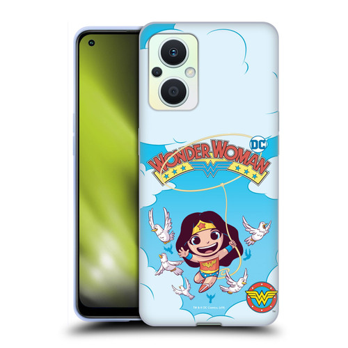 Super Friends DC Comics Toddlers Comic Covers Wonder Woman 1 Soft Gel Case for OPPO Reno8 Lite