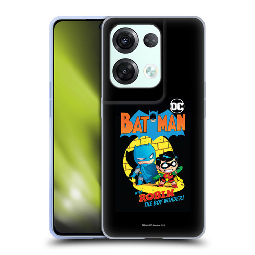 Super Friends DC Comics Toddlers Comic Covers Batman And Robin Soft Gel Case for OPPO Reno8 Pro