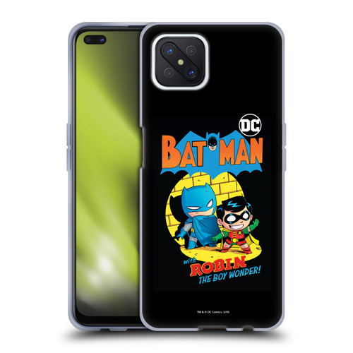 Super Friends DC Comics Toddlers Comic Covers Batman And Robin Soft Gel Case for OPPO Reno4 Z 5G