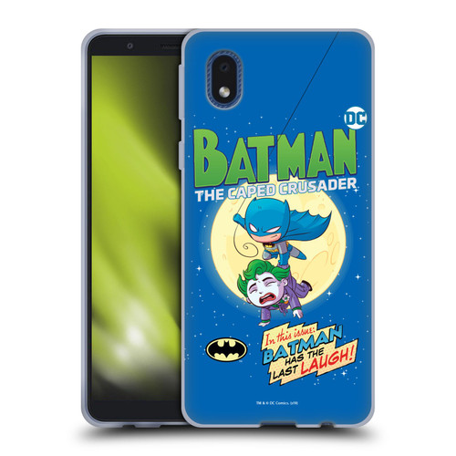 Super Friends DC Comics Toddlers Comic Covers Batman Soft Gel Case for Samsung Galaxy A01 Core (2020)