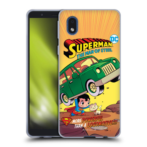 Super Friends DC Comics Toddlers Comic Covers Superman 1 Soft Gel Case for Samsung Galaxy A01 Core (2020)