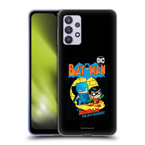 Super Friends DC Comics Toddlers Comic Covers Batman And Robin Soft Gel Case for Samsung Galaxy A32 5G / M32 5G (2021)