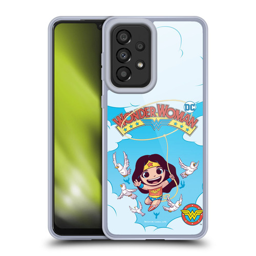 Super Friends DC Comics Toddlers Comic Covers Wonder Woman 1 Soft Gel Case for Samsung Galaxy A33 5G (2022)