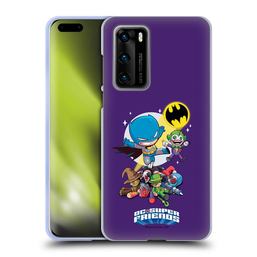 Super Friends DC Comics Toddlers Composed Art Batman Soft Gel Case for Huawei P40 5G
