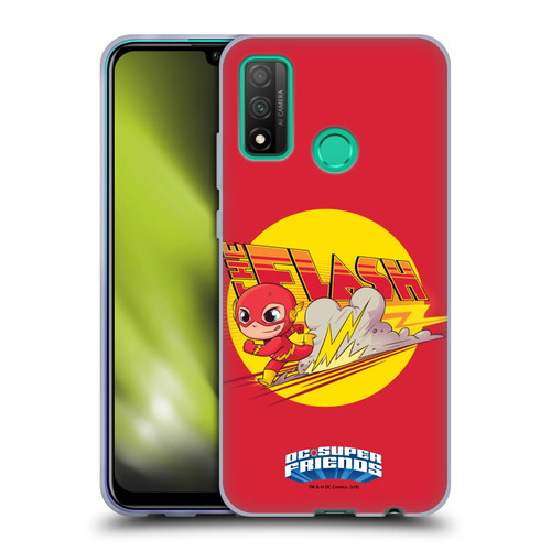Super Friends DC Comics Toddlers Composed Art The Flash Soft Gel Case for Huawei P Smart (2020)