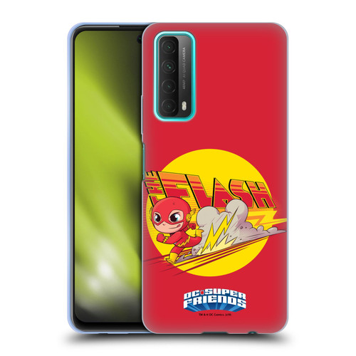 Super Friends DC Comics Toddlers Composed Art The Flash Soft Gel Case for Huawei P Smart (2021)
