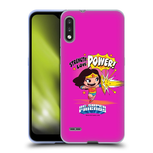 Super Friends DC Comics Toddlers Composed Art Wonder Woman Soft Gel Case for LG K22