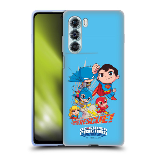 Super Friends DC Comics Toddlers Composed Art Group 1 Soft Gel Case for Motorola Edge S30 / Moto G200 5G