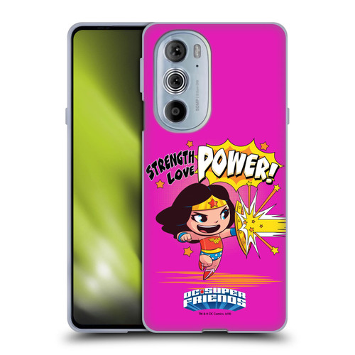 Super Friends DC Comics Toddlers Composed Art Wonder Woman Soft Gel Case for Motorola Edge X30