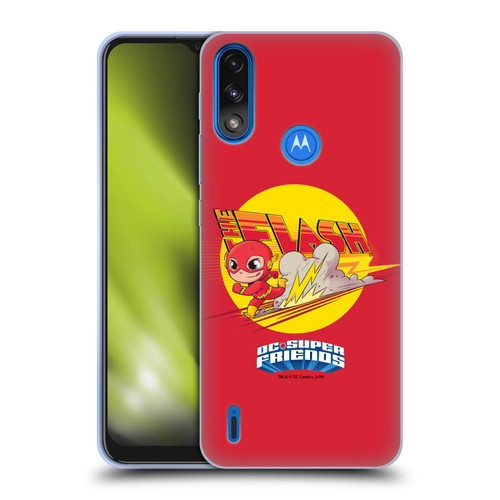 Super Friends DC Comics Toddlers Composed Art The Flash Soft Gel Case for Motorola Moto E7 Power / Moto E7i Power