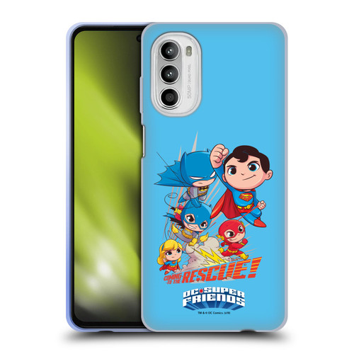 Super Friends DC Comics Toddlers Composed Art Group 1 Soft Gel Case for Motorola Moto G52