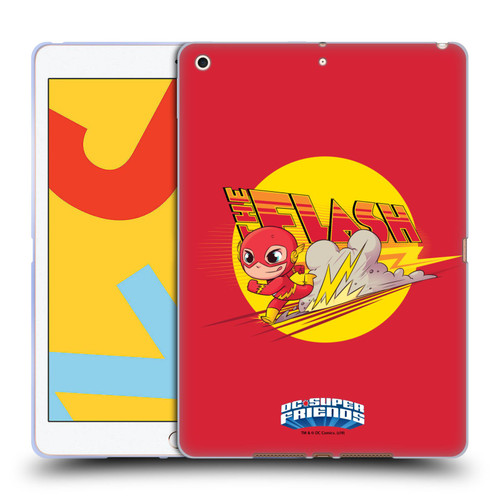 Super Friends DC Comics Toddlers Composed Art The Flash Soft Gel Case for Apple iPad 10.2 2019/2020/2021