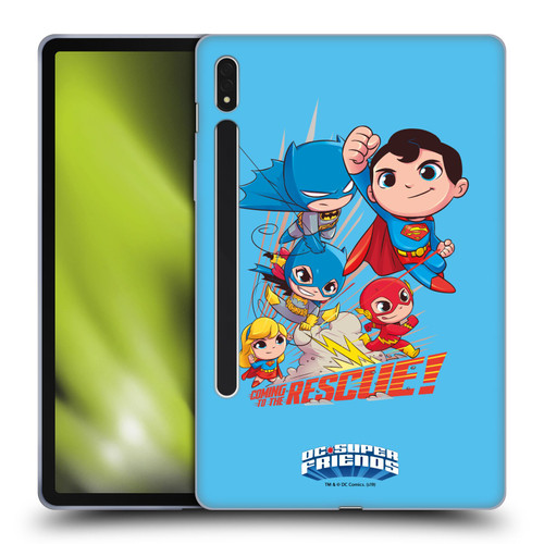 Super Friends DC Comics Toddlers Composed Art Group 1 Soft Gel Case for Samsung Galaxy Tab S8