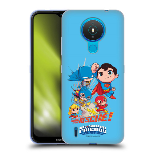 Super Friends DC Comics Toddlers Composed Art Group 1 Soft Gel Case for Nokia 1.4