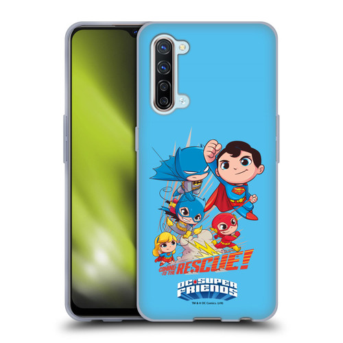 Super Friends DC Comics Toddlers Composed Art Group 1 Soft Gel Case for OPPO Find X2 Lite 5G