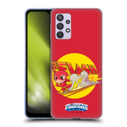 Super Friends DC Comics Toddlers Composed Art The Flash Soft Gel Case for Samsung Galaxy A32 5G / M32 5G (2021)