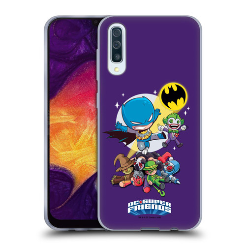 Super Friends DC Comics Toddlers Composed Art Batman Soft Gel Case for Samsung Galaxy A50/A30s (2019)