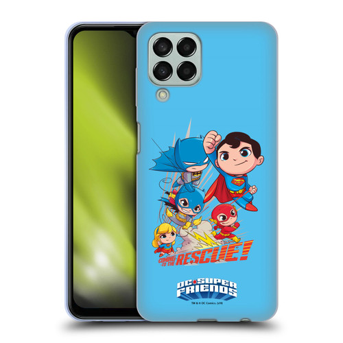 Super Friends DC Comics Toddlers Composed Art Group 1 Soft Gel Case for Samsung Galaxy M33 (2022)