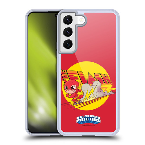 Super Friends DC Comics Toddlers Composed Art The Flash Soft Gel Case for Samsung Galaxy S22 5G