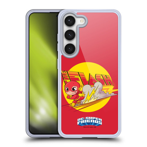 Super Friends DC Comics Toddlers Composed Art The Flash Soft Gel Case for Samsung Galaxy S23 5G